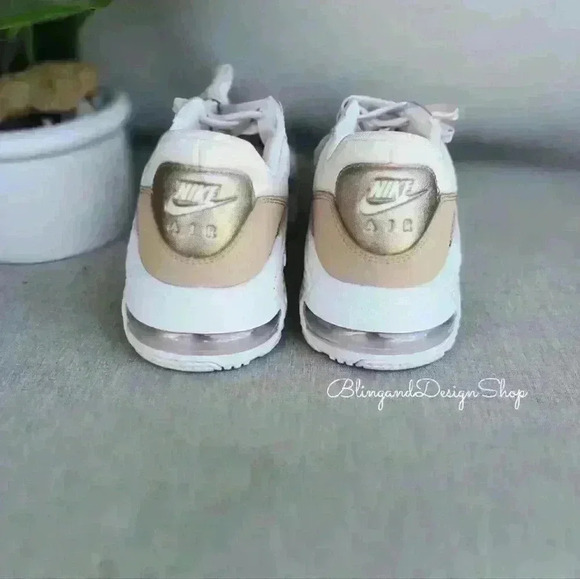 Bling Nike Air Max Excee Womens Pink Sneakers Shoes Made with Swarovski Crystals - Picture 8 of 8